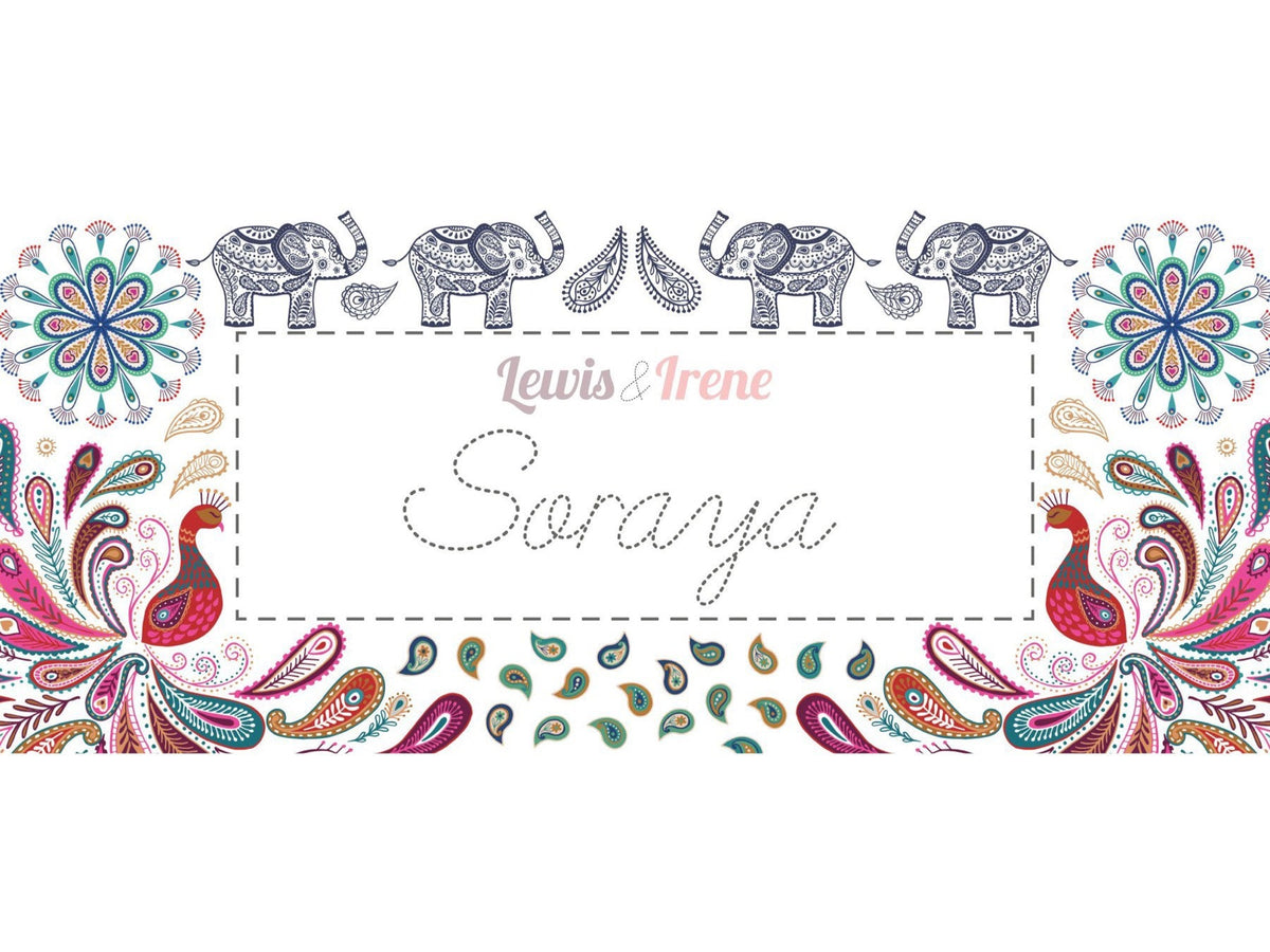 END OF BOLT 22" Lewis & Irene Soraya Fabric Collection Heart Floral on Dark Pink Authentic Premium 100% Cotton Quilt Shop Quality Fabrics