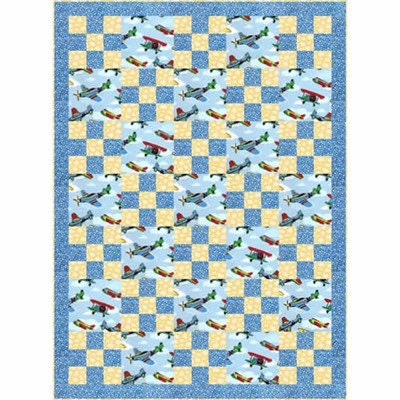 Fabric Cafe Nine Plus One Quilt Pattern Finished Size 41.5”x56.5”