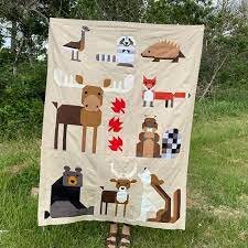 Art East Quilting Co. Wonderful Woodland Quilt Pattern Finished Size 44"x60"