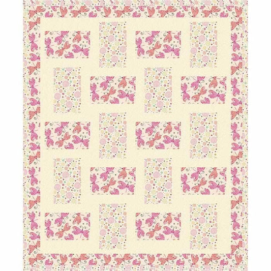 Fabric Cafe Brick Street Quilt Pattern Finished Size: 49”x59”