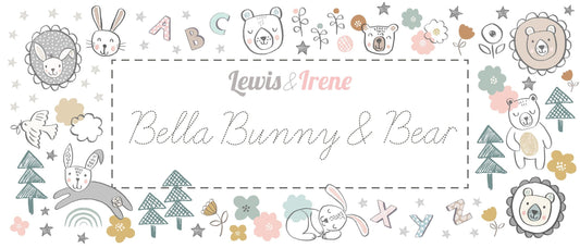 Lewis & Irene Bella Bunny and Bear Fabric Collection 10 Yard Bundle