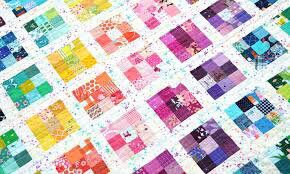 Erica Jackman Modern Postage Stamp Quilt Pattern - 2 Size Variations Per Pattern