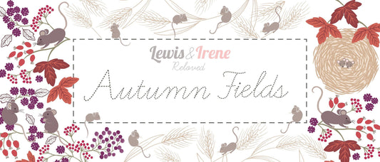 Lewis & Irene Autumn Fields Reloved Fabric Collection 20 Piece Fat Quarter Bundle