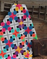 Charisma Horton Star Pods Quilt Pattern Finished Size: 72"x90"