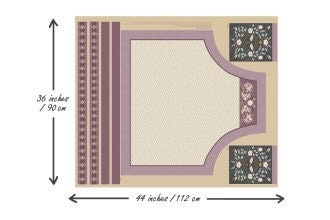 Lewis & Irene Honey Bee Fabric Collection Digital Print One Yard Apron Panel A655