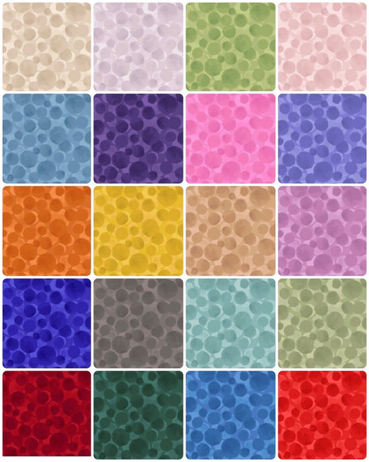 Lewis & Irene Bumbleberries Blenders Fabric Collection Bright Blue BB344 Authentic Premium 100% Cotton Quilt Shop Quality Fabrics