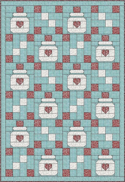 Laugh Yourself Into Stitches Love Potion No 9 Quilt Pattern Finished Size: 52"x76"