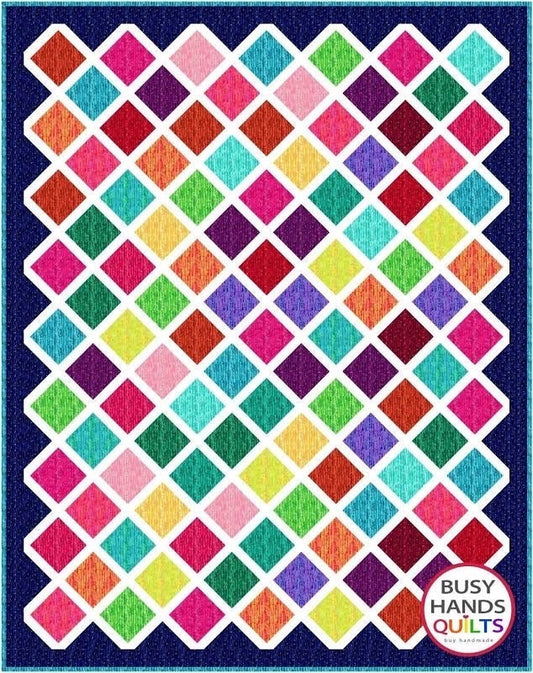 Busy Hands Quilts Make It Scrappy Quilt Pattern - 6 Size Variations Per Pattern