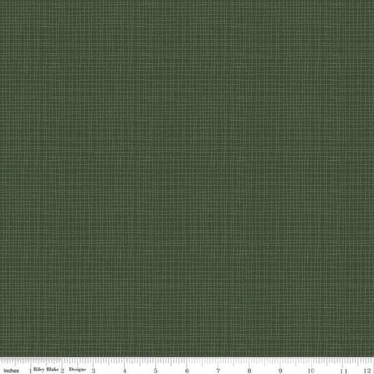 END OF BOLT 15" Riley Blake Love You S'more Fabric Collection Weave on Pine