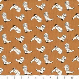 Riley Blake Wild Rose Fabric Collection Boots on Sienna Authentic Premium 100% Cotton Quilt Shop Quality Fabrics