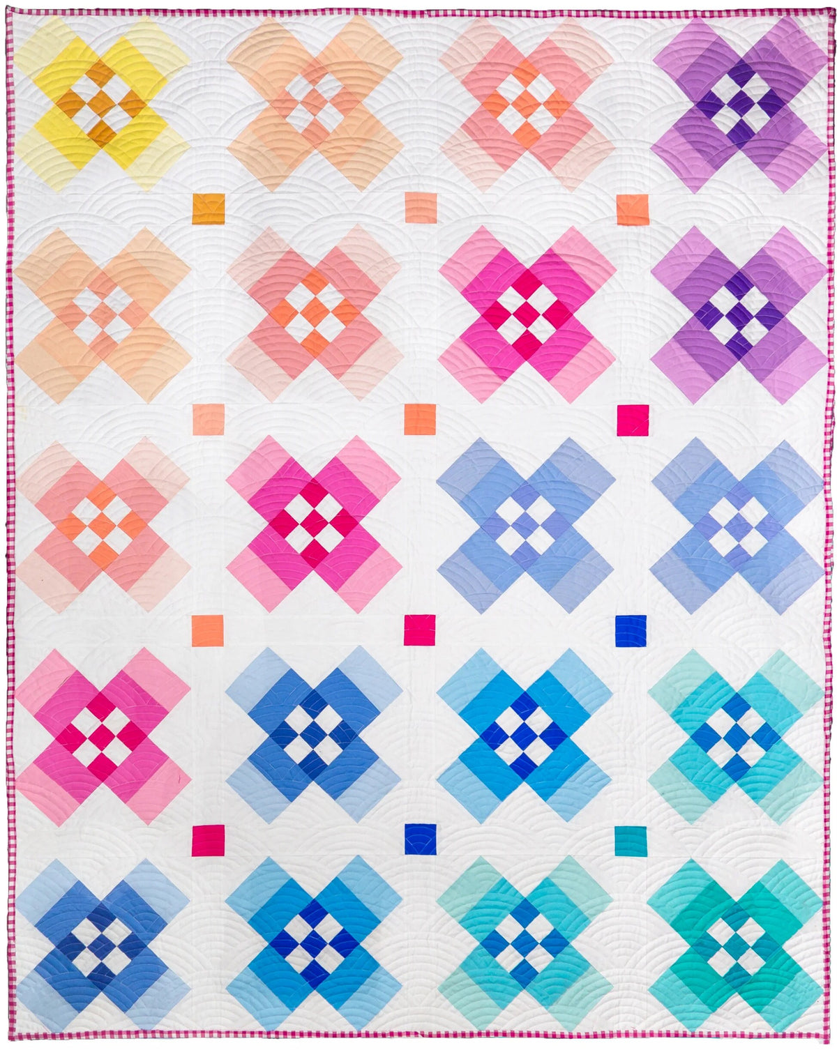 Coral + Co Modern Sewing Butterscotch Quilt Pattern - 3 Size Variations Per Pattern