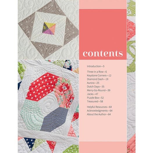 C&T Publishing Melissa Corry Fast & Fun Quilts Book - 9 Pattens for 10" Squares (Softcover)