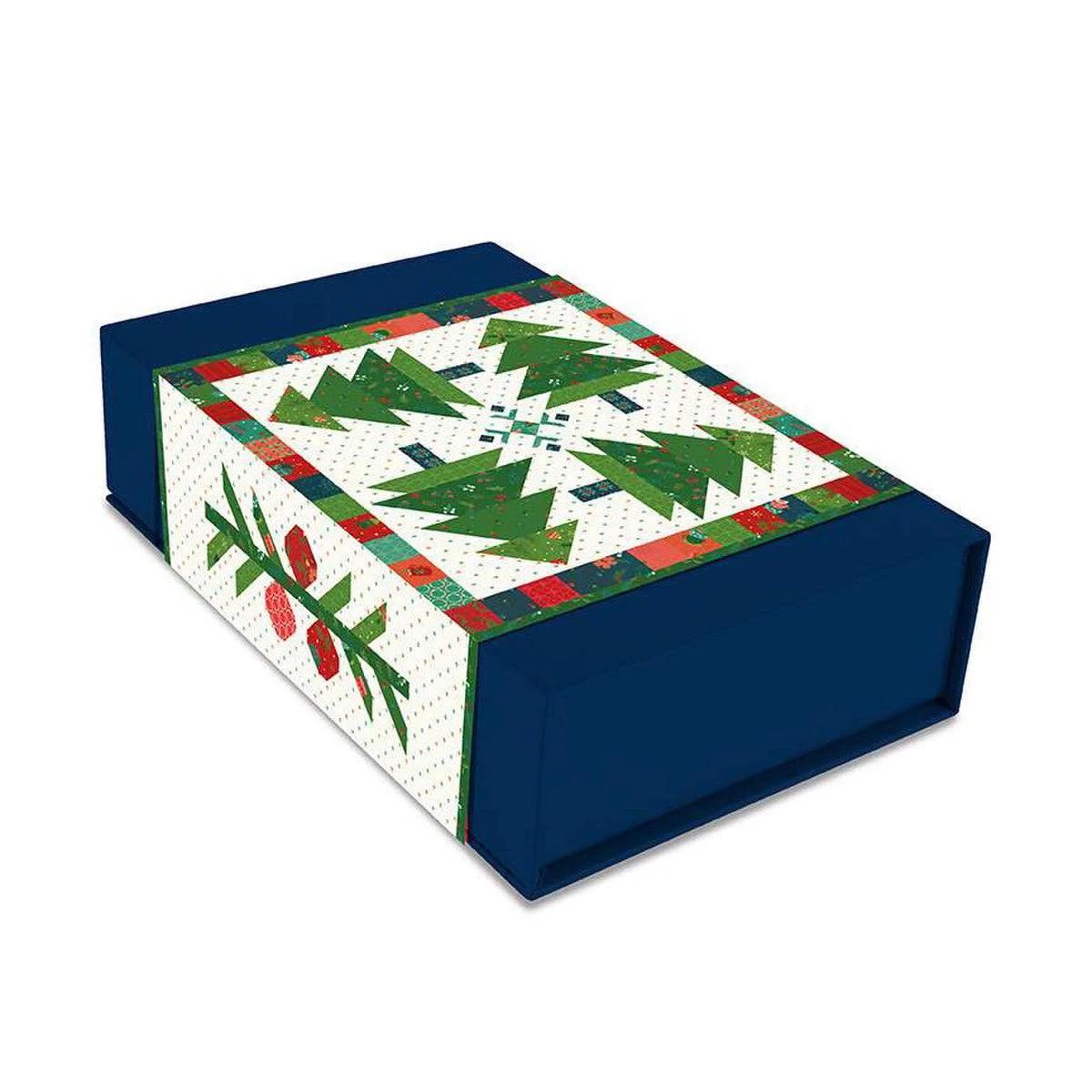 Riley Blake Under The Pines Table Runner Kit Featuring Heather Peterson In From The Cold Fabric Collection