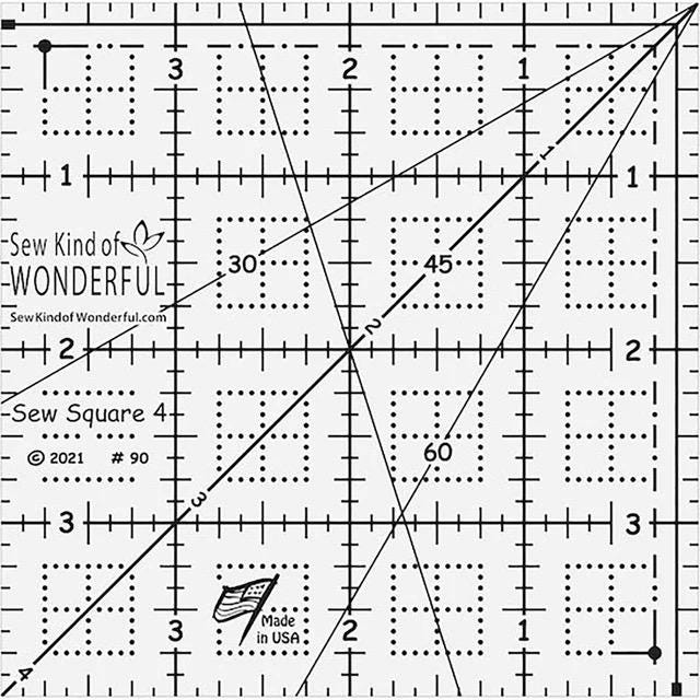 Sew Kind of Wonderful Posh Sunflower Quilt Pattern Finished Size: 28"x42"