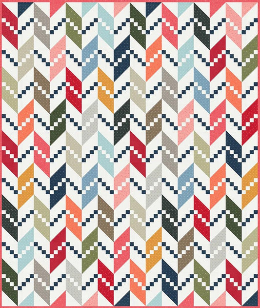 Lella Boutique Persnickety Quilt Pattern Finished Size: 64.5"x76.5" #235
