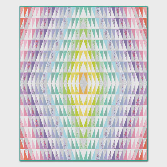 Sew Kind of Wonderful Tripping Out Quilt Pattern Finished Size: 64"x84"