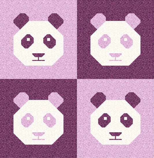 LIMITED EDITION!! Cotton and Joy Pandamonium Quilt Kit Featuring Lewis & Irene Bumbleberries Fabric Collection - Baby or Throw Size