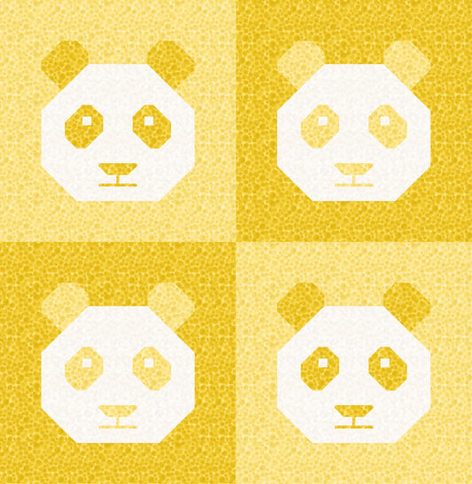 LIMITED EDITION!! Cotton and Joy Pandamonium Quilt Kit Featuring Lewis & Irene Bumbleberries Fabric Collection - Baby or Throw Size