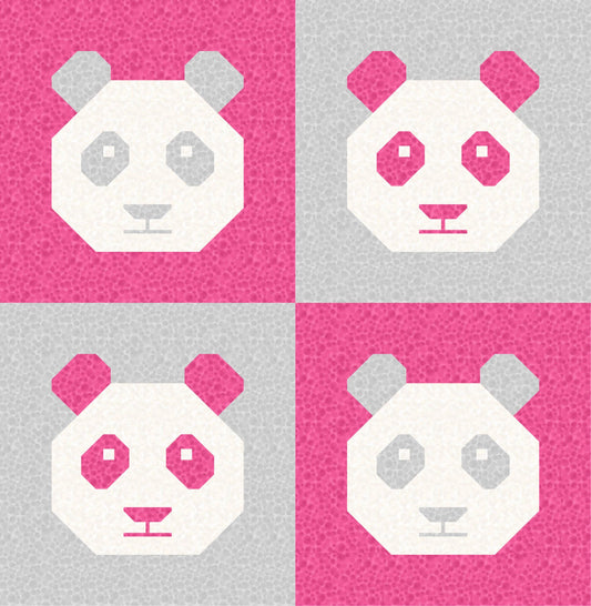 LIMITED EDITION!! Cotton and Joy Pandamonium Quilt Kit Featuring Lewis & Irene Bumbleberries Fabric Collection - Baby or Throw Size