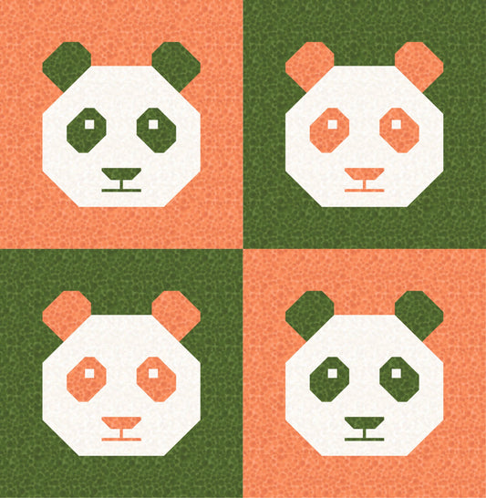 LIMITED EDITION!! Cotton and Joy Pandamonium Quilt Kit Featuring Lewis & Irene Bumbleberries Fabric Collection - Baby or Throw Size