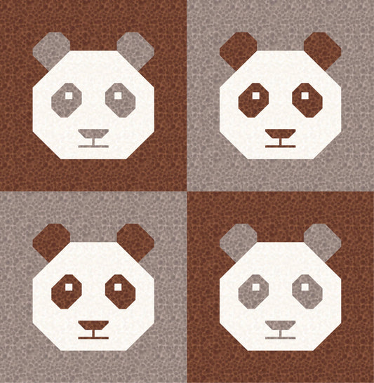 LIMITED EDITION!! Cotton and Joy Pandamonium Quilt Kit Featuring Lewis & Irene Bumbleberries Fabric Collection - Baby or Throw Size