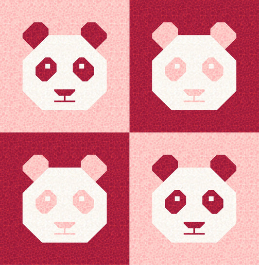 LIMITED EDITION!! Cotton and Joy Pandamonium Quilt Kit Featuring Lewis & Irene Bumbleberries Fabric Collection - Baby or Throw Size