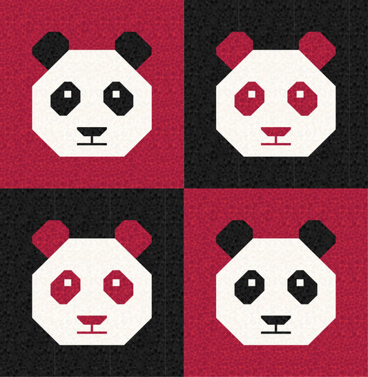 LIMITED EDITION!! Cotton and Joy Pandamonium Quilt Kit Featuring Lewis & Irene Bumbleberries Fabric Collection - Baby or Throw Size