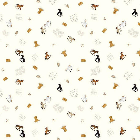 Riley Blake Bee Sew Inspired Scattered Chickens Quilt Kit Featuring Country Life Fabric Collection