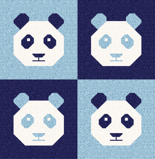 LIMITED EDITION!! Cotton and Joy Pandamonium Quilt Kit Featuring Lewis & Irene Bumbleberries Fabric Collection - Baby or Throw Size