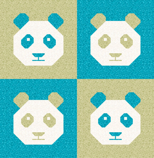 LLIMITED EDITION!! Cotton and Joy Pandamonium Quilt Kit Featuring Lewis & Irene Bumbleberries Fabric Collection - Baby or Throw Size