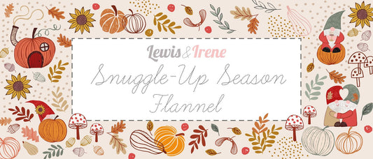 Lewis & Irene Snuggle Season Flannel Fabric Collection Pumpkins on Jade F682.2 Authentic Premium 100% Cotton Flannel