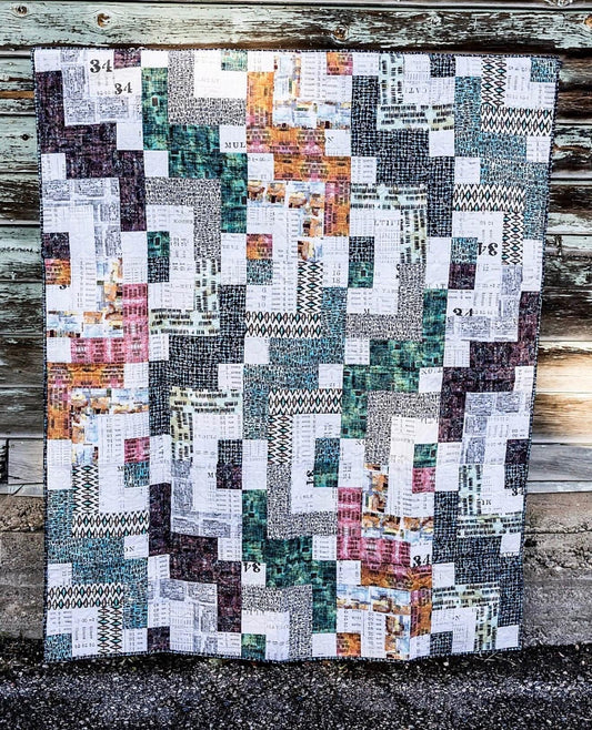 Cotton Street Commons Scotland Yard Quilt Pattern Finished Size: 60"x72"