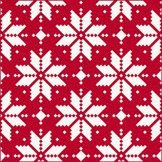 LIMITED EDITION Lo & Behold Knitted Star Quilt Kit Featuring Lewis and Irene Bumbleberries Fabric Collection (Throw and Bed Sizes Available)