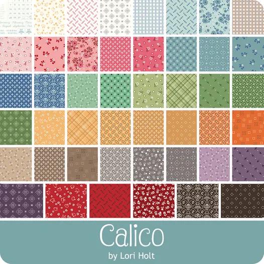 Riley Blake Calico Fabric Collection Tea Rose Shirting Authentic Premium 100% Cotton Quilt Shop Quality Fabrics