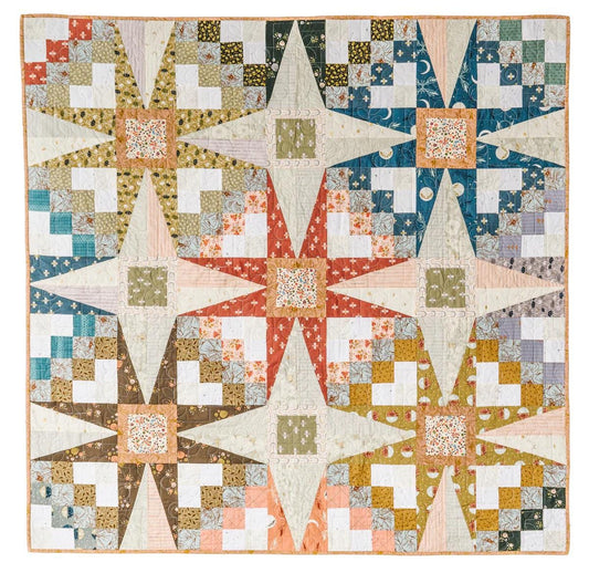 Sew Kind of Wonderful Solarium Quilt Pattern Finished Size 84"x84"