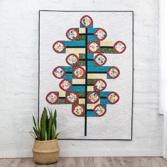 Sew Kind of Wonderful Posh Topiary Quilt Pattern Finished Size 50"x70"