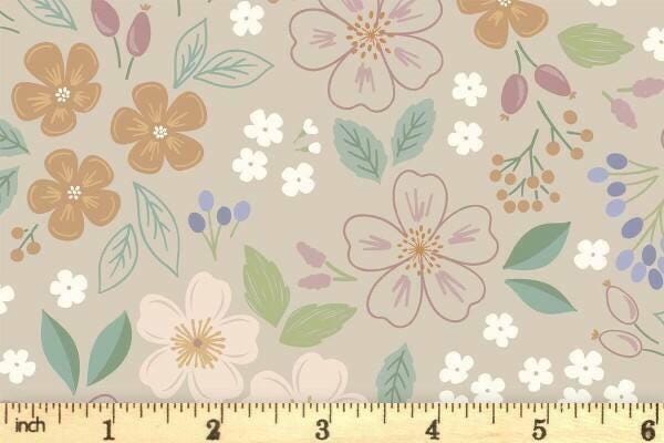Lewis & Irene Sky Garden Fabric Collection Sky Garden on Pale Taupe CC56.2 Authentic Premium 100% Cotton Quilt Shop Quality Fabrics