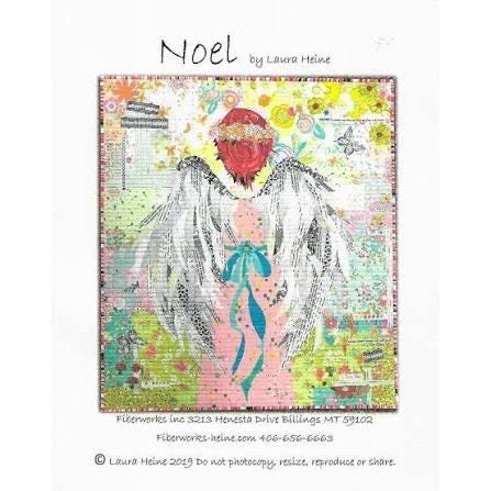 Laura Heine Noel Wall Quilt Pattern Finished Size: 32"x36"