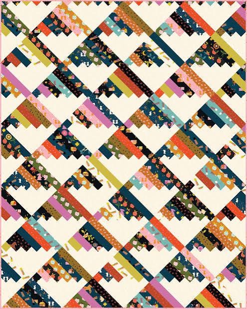 Modernly Morgan Scrap Mountains Quilt Pattern - 3 Size Variations Per Pattern MM-035