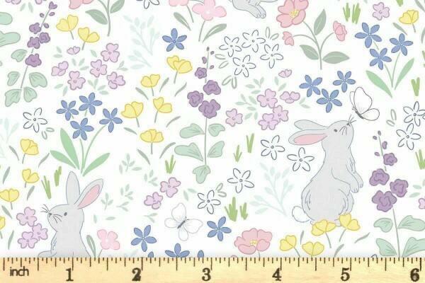 Lewis & Irene Dear Spring Fabric Collection Chasing Tails on White CC66.1 Authentic Premium 100% Cotton Quilt Shop Quality Fabrics