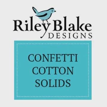 Riley Blake Confetti Cottons Fabric Collection Riley Steel C-120 Steel Authentic Premium 100% Cotton Quilt Shop Quality Fabrics