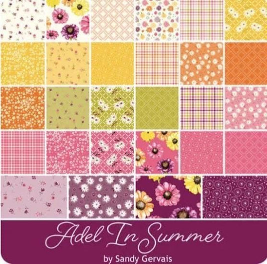 Riley Blake In A Fruit Jar Runner Kit Featuring Riley Blake Adel In Summer Fabric Collection Finished Size: 19"x44"