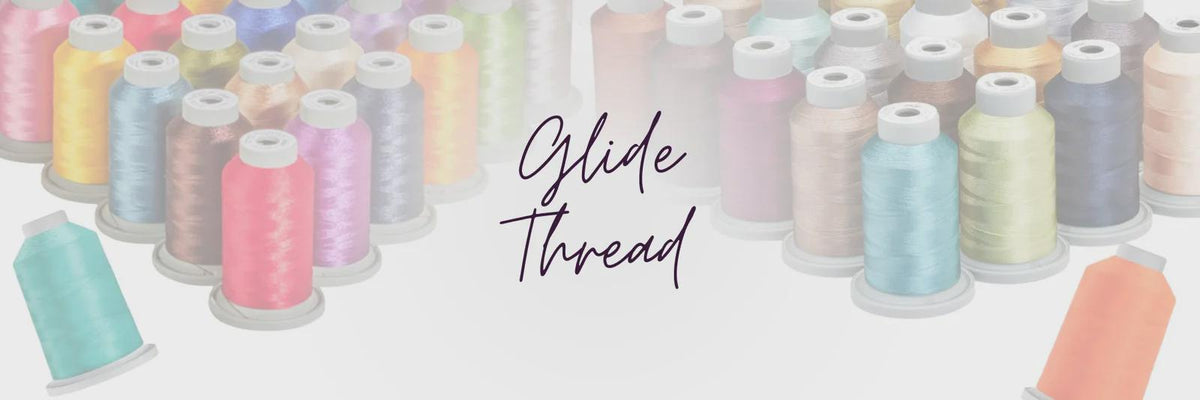 Glide Kimberbell Hoppy Easter Bench Pillow 10 Mini Spool Thread Collection 40WT (Mini Spool 1100YDS)