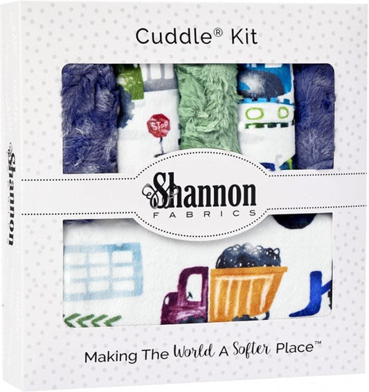 Shannon Fabrics Complete Cuddle Kit Nailed It Finished Size: 28"x37"