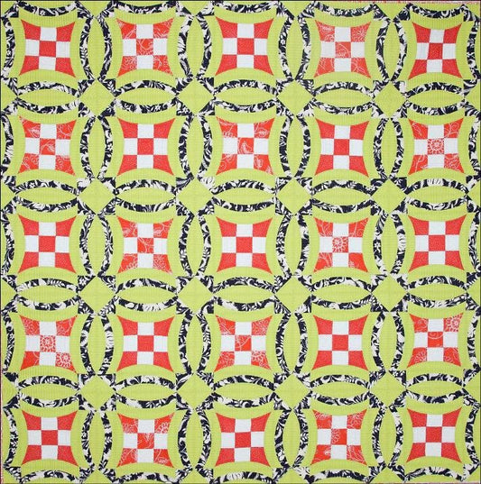 Sew Kind of Wonderful Urban Nine Patch Quilt Pattern #109 Finished Size: 60"x60" (SKW Rulers Sold Separately)