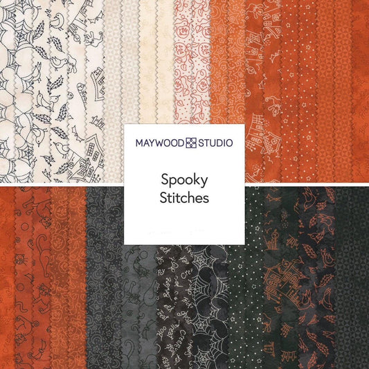 Maywood Studio Goth Gardens Fabric Collection 21pc Fat Quarter Bundle Authentic Premium 100% Cotton Fabrics