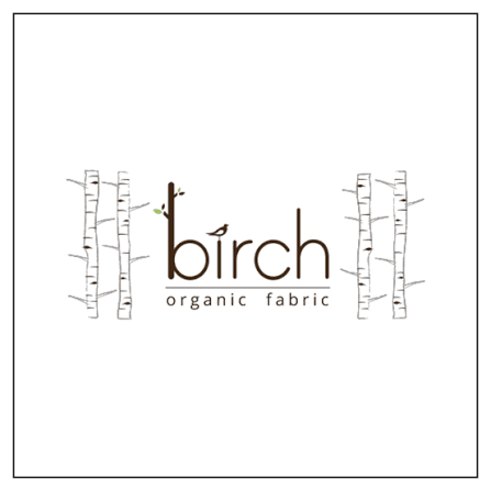 Birch Fabric Dog Park Organic Cotton Fabric Collection Dorsey Doe Floral on Heather Authentic Premium 100% Organic Cotton Fabrics