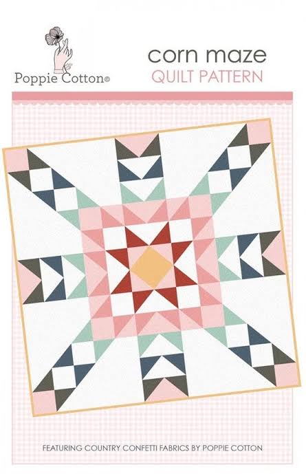 Poppie Cotton Corn Maze Quilt Pattern