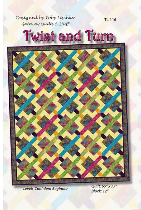 Gateway Quilts and Stuff Twist & Turn Quilt Pattern GQTL-140