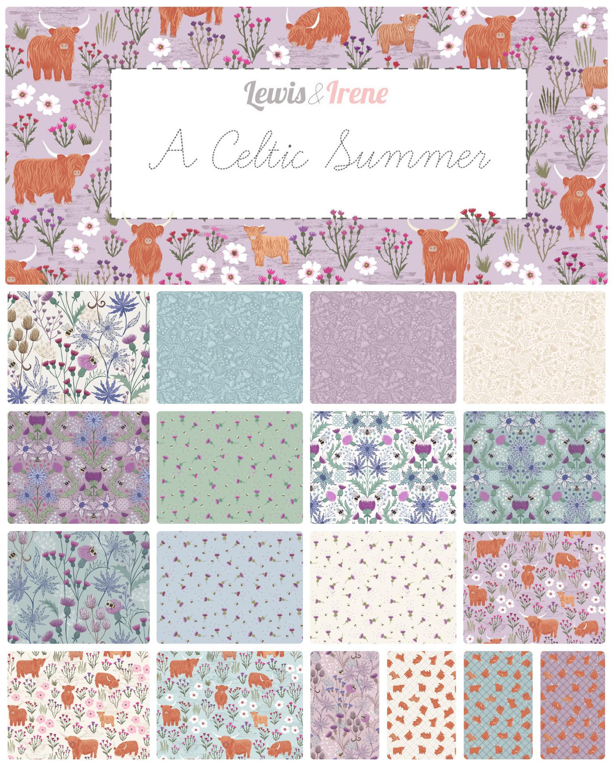 Lewis & Irene A Celtic Summer Fabric Collection